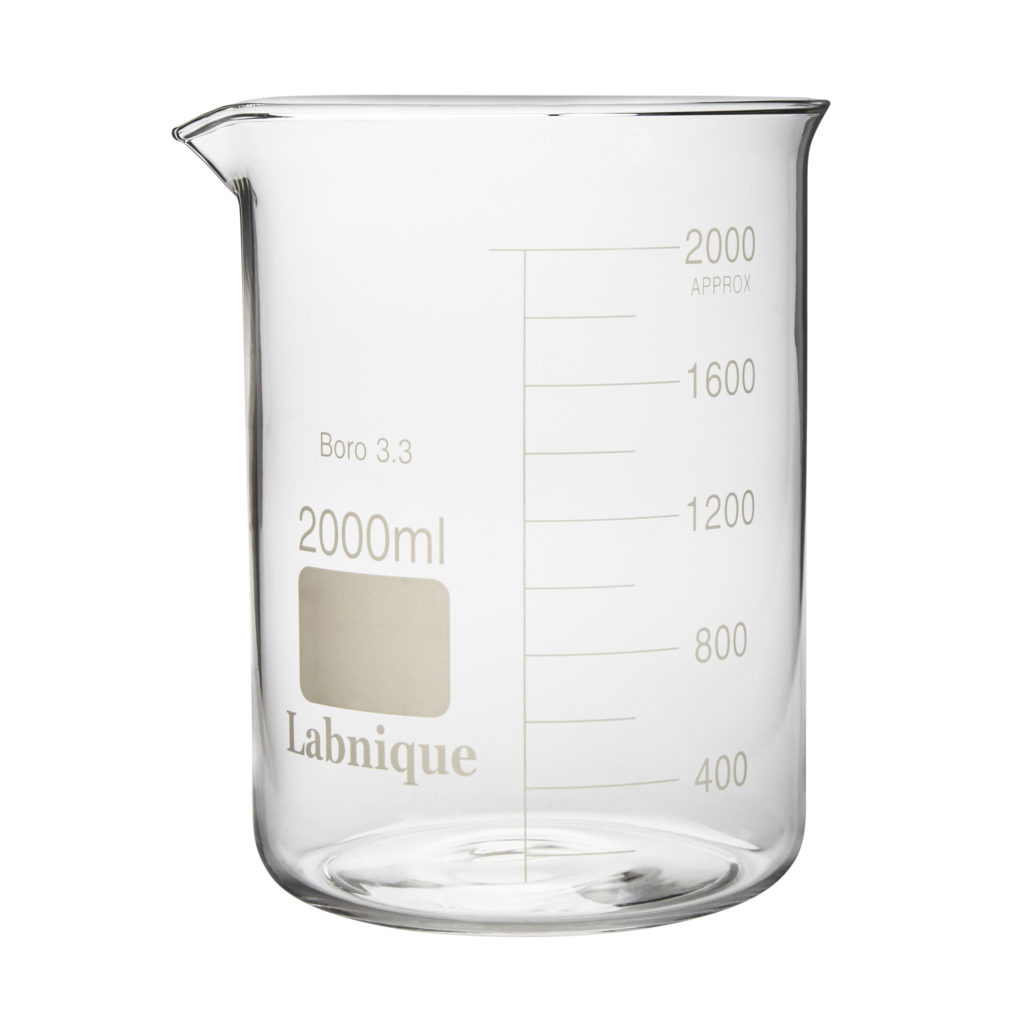 Glass Beaker Low Form 2000ml Case Of 16 For Our Online Store 4405